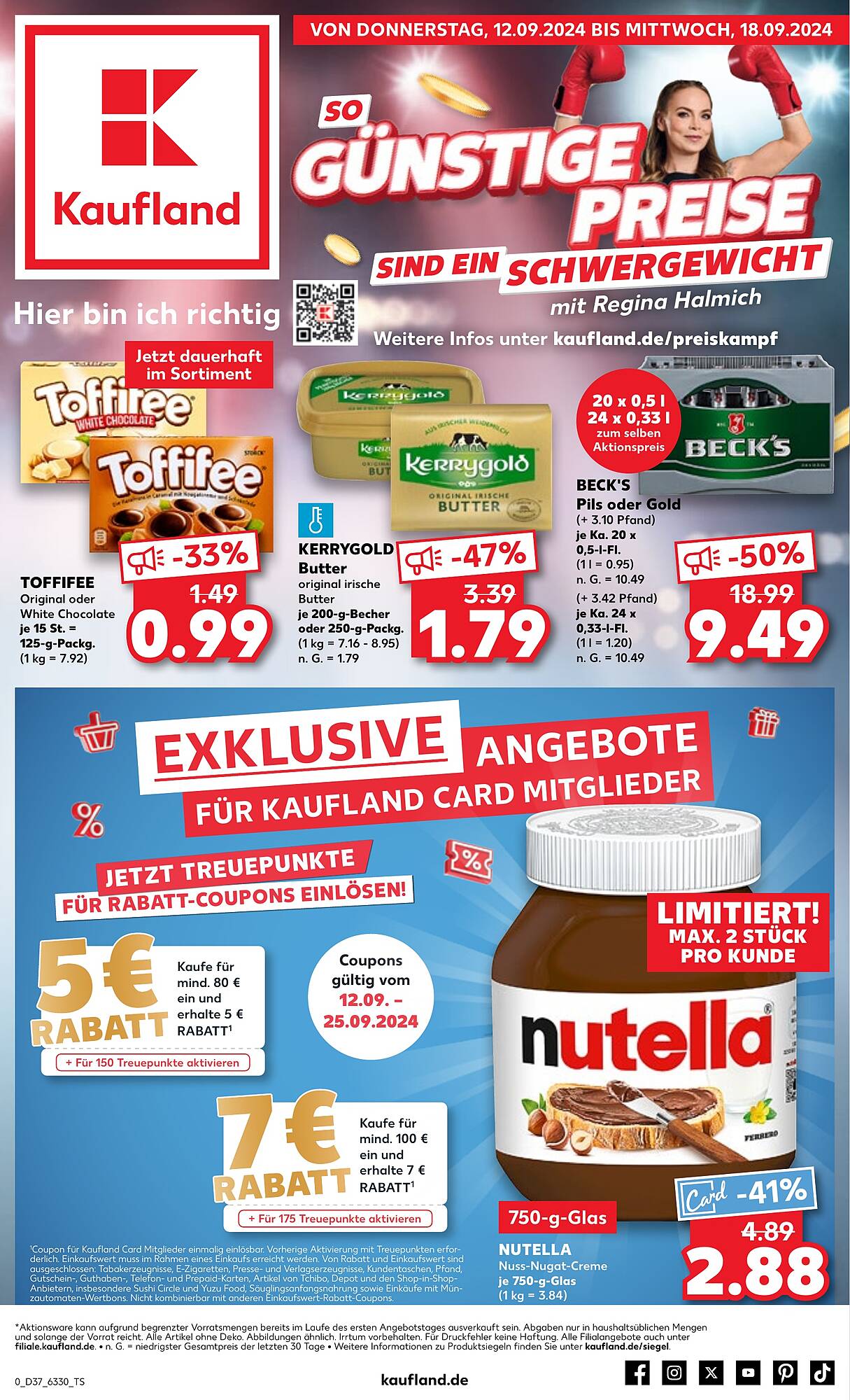 Kaufland Tilbudsavis gælder fra 12.09.2024 indtil 18.09.2024