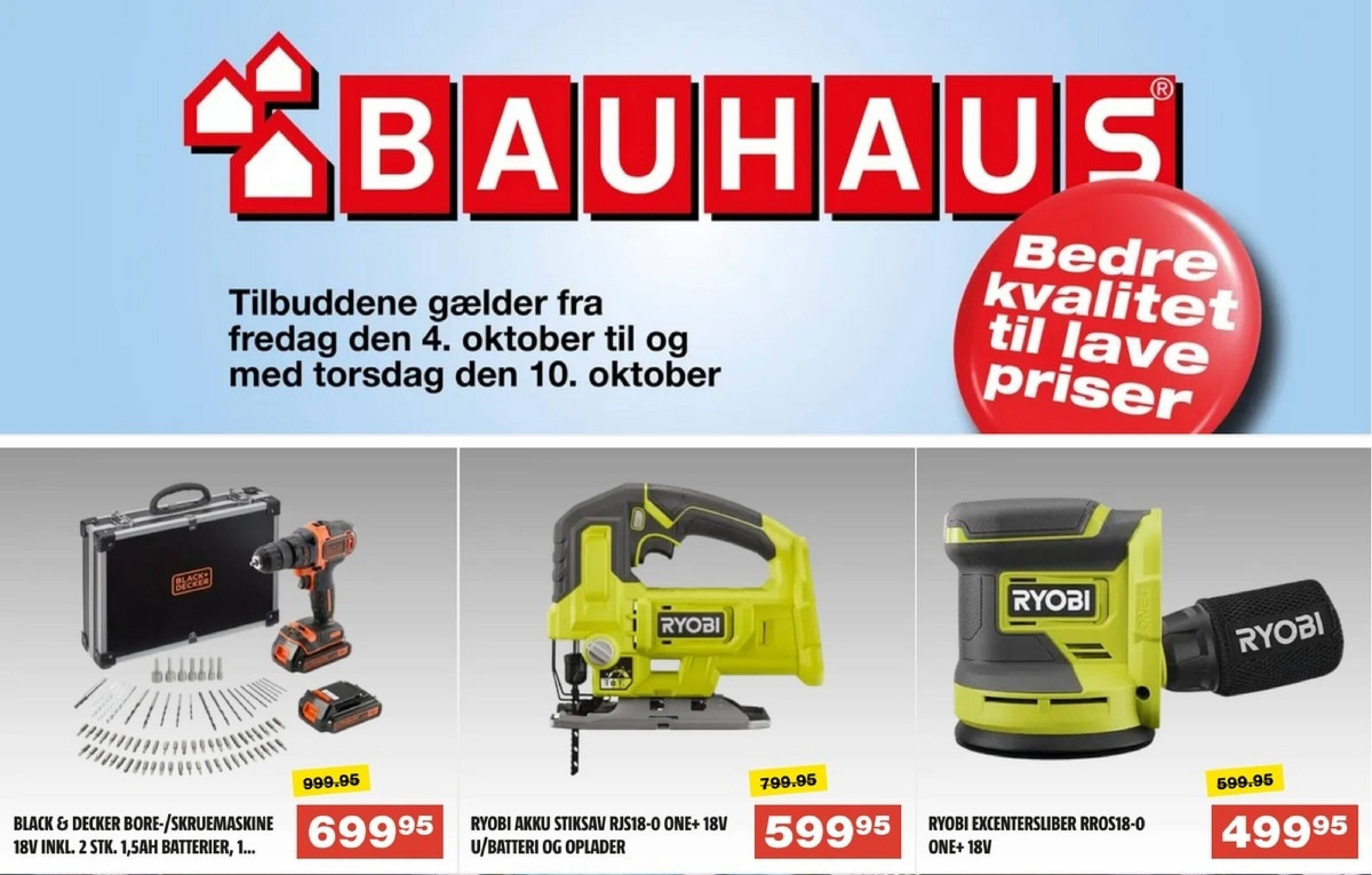 Bauhaus Tilbudsavis gælder fra 03.10.2024 indtil 10.10.2024